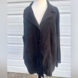 Harve Bernard women’s black coat size 20